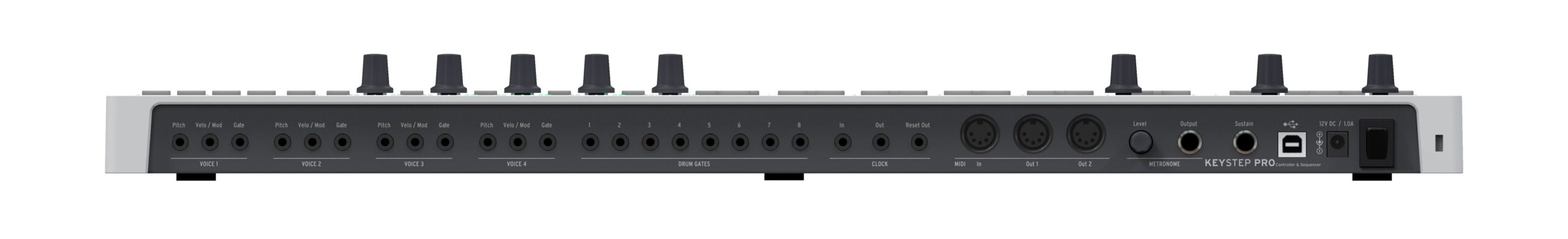 Arturia Keystep Pro rear