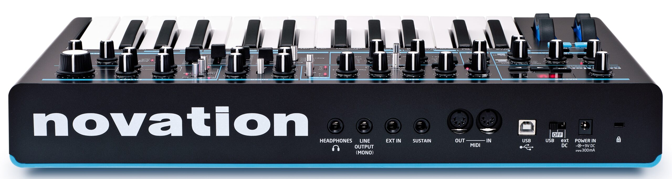 Novation Bass Station II rear